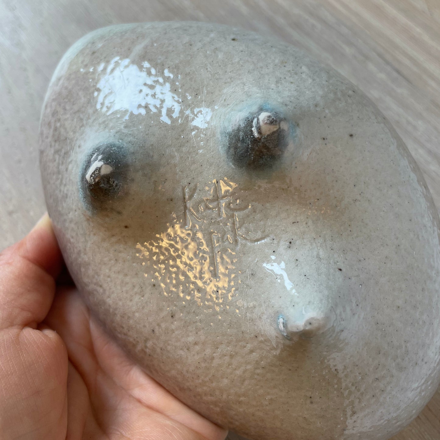 Porcelain Dish with 22k Gold Lustre