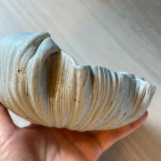 Stoneware Pinchpot Bowl