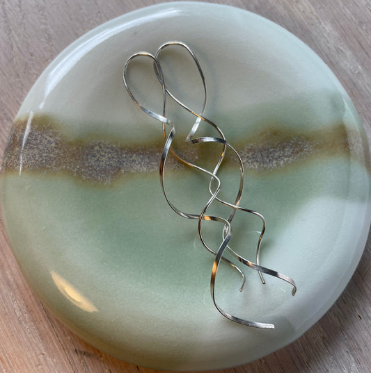 Argentium Silver Helix Earrings