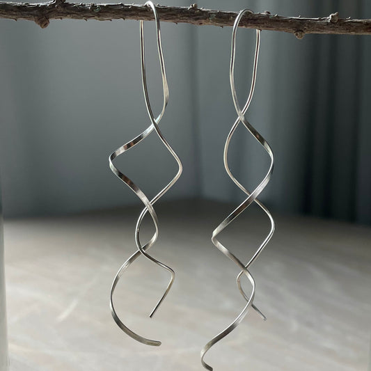 Argentium Silver Helix Earrings
