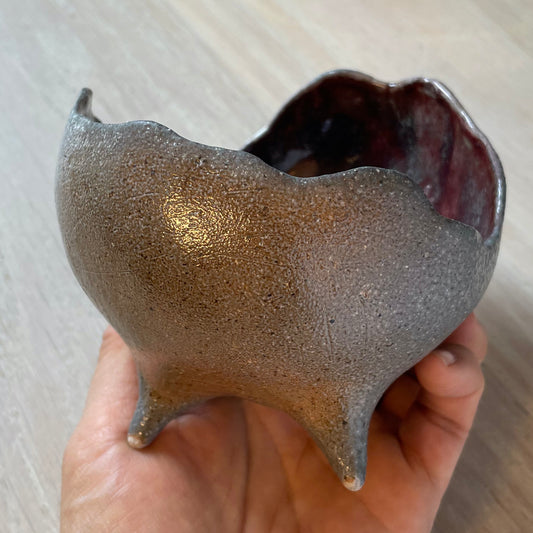 Stoneware Tripod Bowl