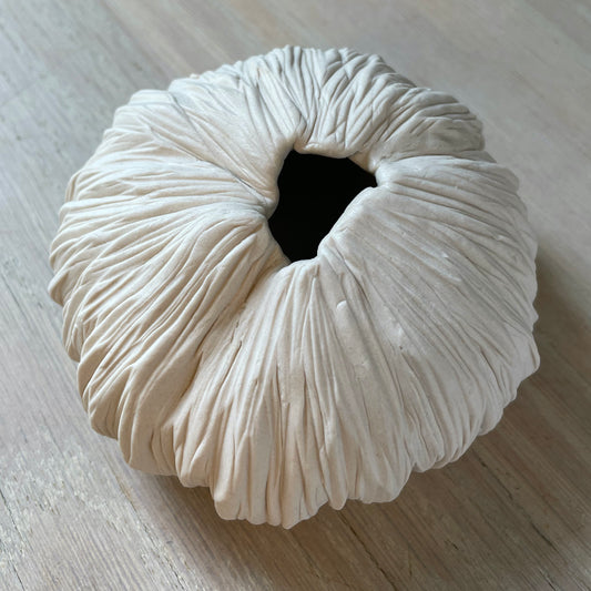 Porcelain Sea Urchin Pinch Pot Vase