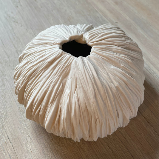 Porcelain Sea Urchin Pinch Pot Vase